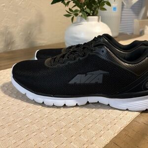 Avia Men’s Avi- Factor 2.0 Running Black and White Athletic Sneakers
